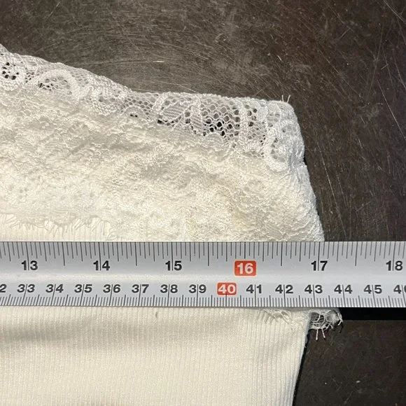 Gap Rib Lace Halter Cami - Picture 6 of 8